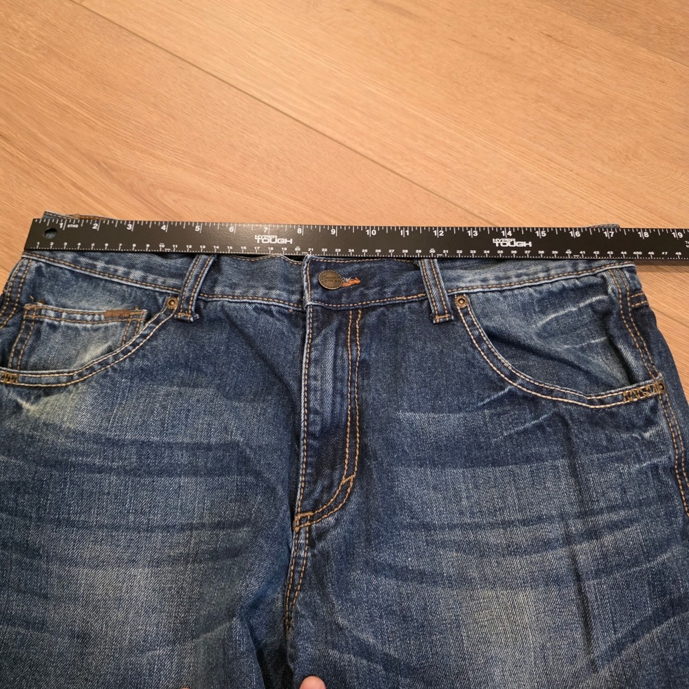 Wrangler Retro Relaxed Bootcut Jeans Medium Wash Blue Denim WLT20DS 35x36 Mens - Picture 5 of 10